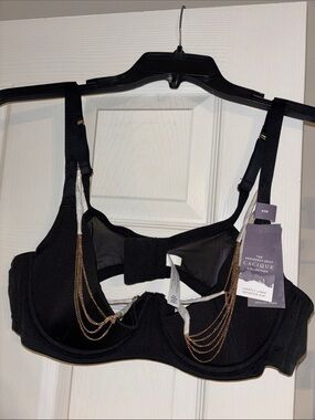 Cacique Seriously Sexy Quarter Cup Chain Bra 42B NWT – Removable Chains